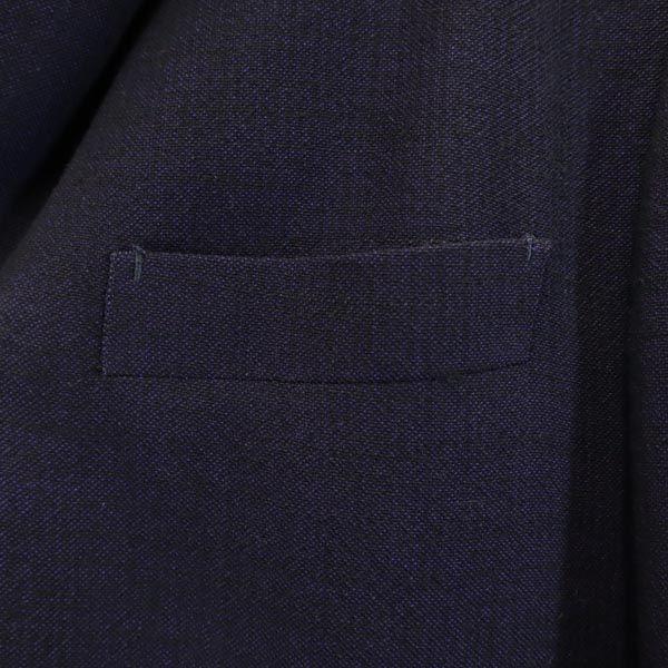 ISSEY MIYAKE Wool Linen Blend Tailored Jacket 1 Navy Made In Japan Men's Used