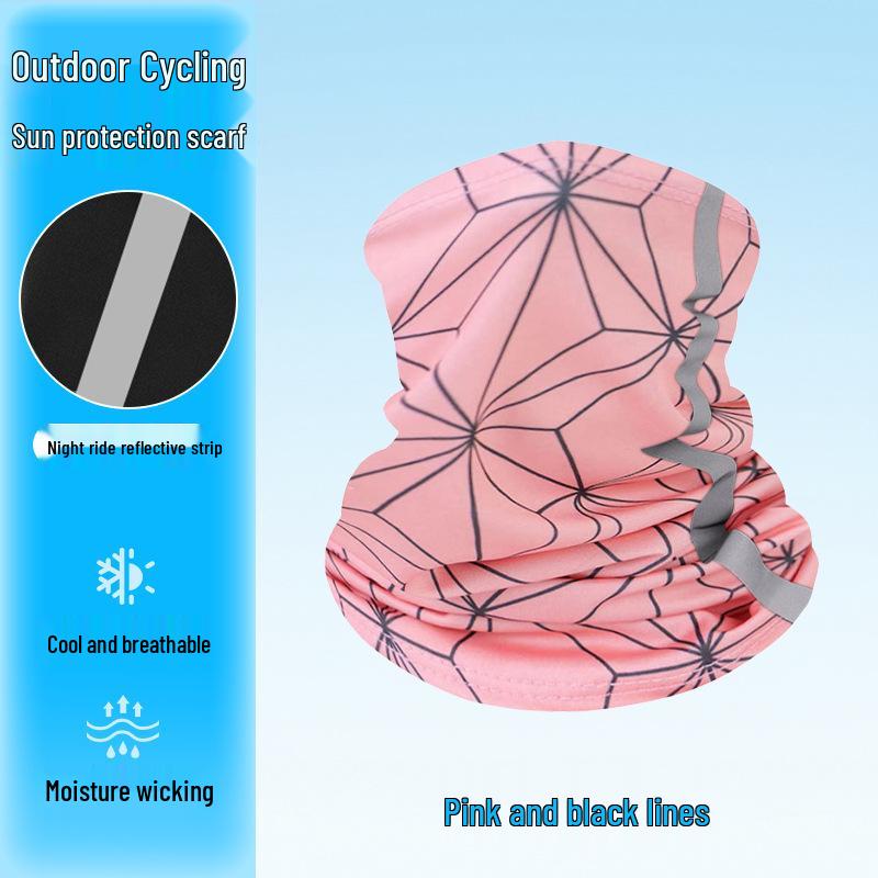 Быстросохнущий многофункциональный шарф для защиты от солнца для велоспорта и спорта