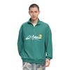 Li Ning X OG Slick Collaboration Letter Stand Collar Pullover Loose Sweatshirt Unisex sweatshirt Frost-Green AWDT445-5