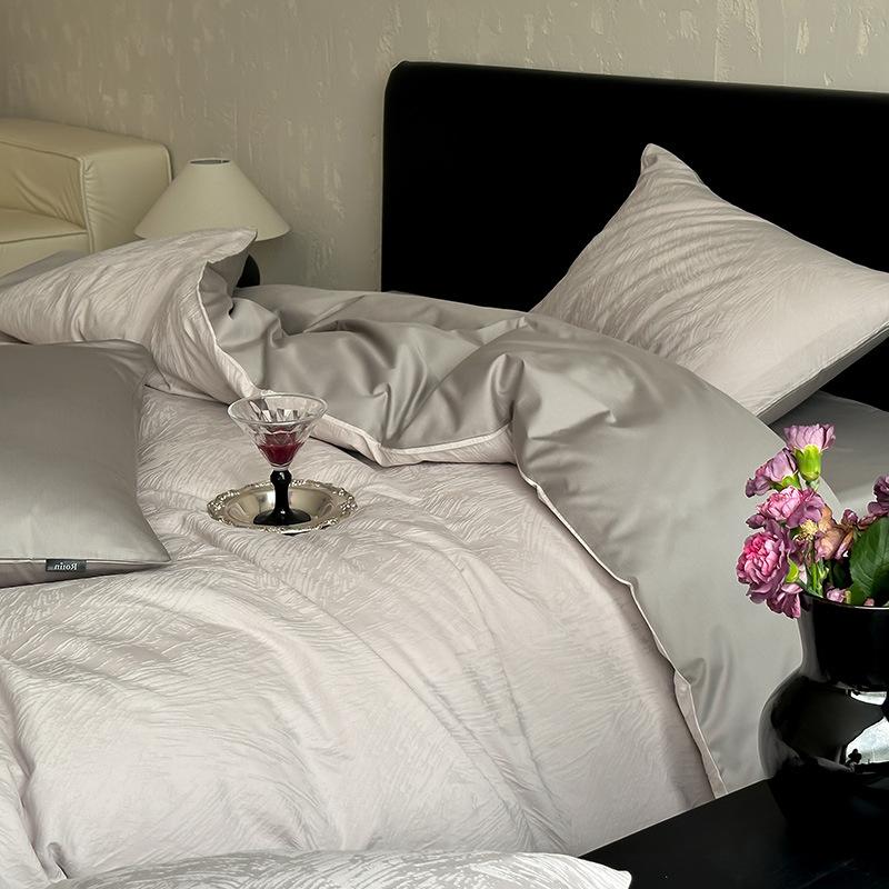 Комплект из четырех предметов из 100% высококачественного чистого хлопка, хлопковый жаккардовый комплект одеяла класса А для матери и ребенка, комплект постельного белья класса люкс