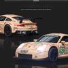 Porsche 911 GT3 RSR Match Version Моделирование Литые игрушечные машинки Звуки и свет Инерционный автомобиль 1:32 Сплавная Модель Суперкара