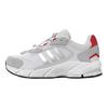 adidas Crazychaos Универсальные Мягкие Детские Повседневные Кроссовки Детские Повседневные Кроссовки Точка-Серый Металлик-Серебристый Чистый-Рубиново-Красный JP9584