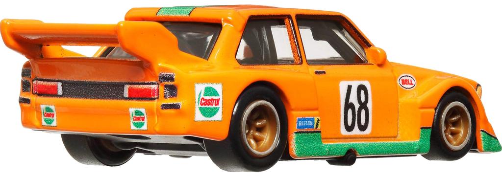 Hot Wheels День гонок Car Culture Race Day BMW 320 Group 5 игрушечный мини-автомобиль для детей от 3 лет и старше, оранжевый HRV94