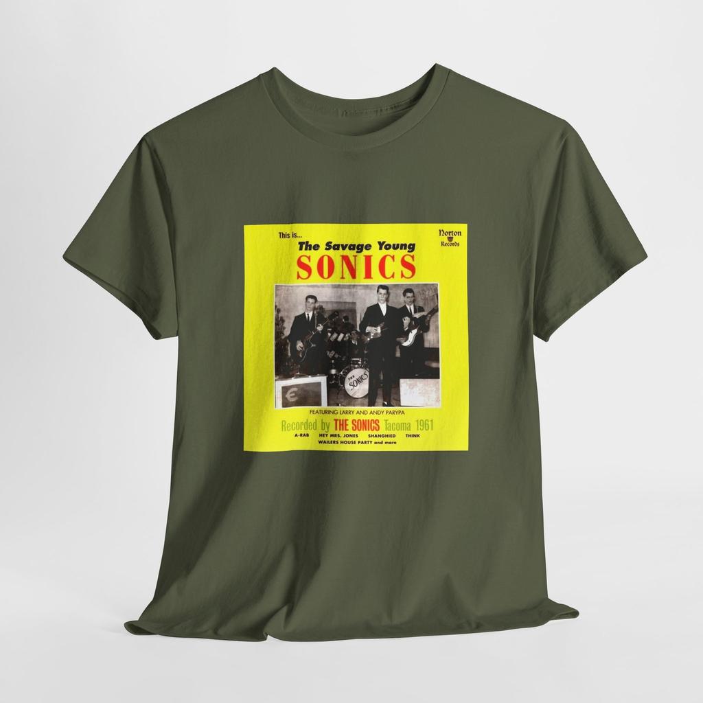 The Sonics Shirt Garage Rock Band Savage Punk Vintage Music Album Tee Men Women