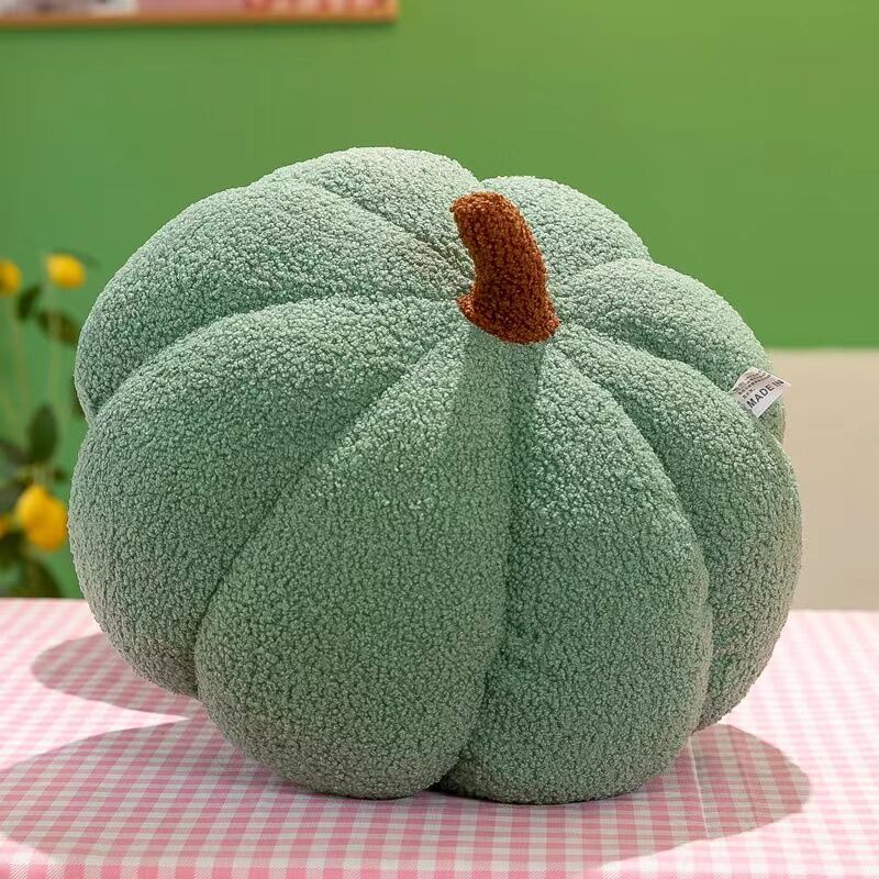 Мягкая плюшевая подушка в виде тыквы на Хэллоуин, креативная подушка для дивана, украшения для дома, подарок на Рождество и День благодарения, украшения для спальни, куклы, успокаивающая подушка