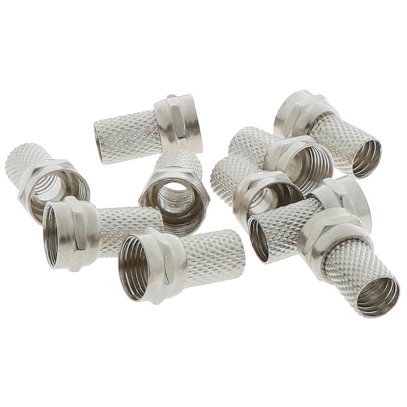 10 шт. 75-5 F разъем винтового типа для коаксиального кабеля спутниковой телевизионной антенны Rg6