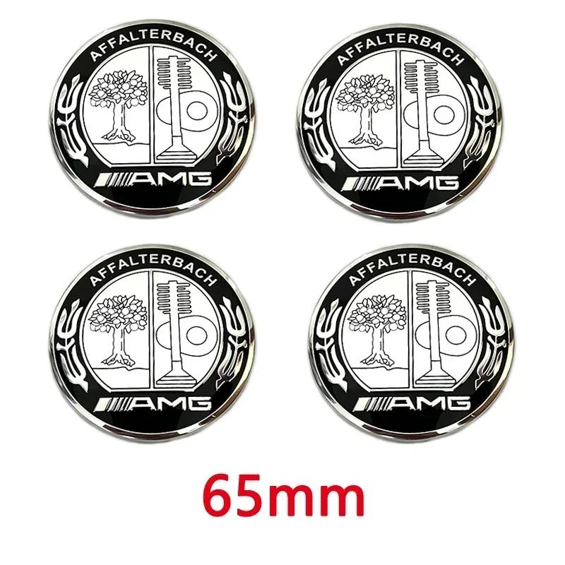 Car Sticker Hot 2026 New For Benz 4pcs 65MM Car Hub center cover logo sticker for MERCEDES BENZ AMG W203 W204 W205 W209 W213 W21