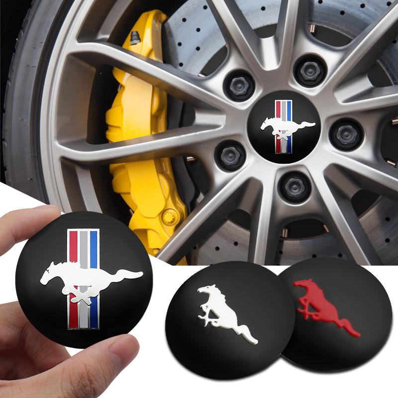 4pcs 56mm Car Styling Wheel Center Hub Caps Stickers Badge For Ford Focus Mk2 Mk3 Mondeo Fusion Explorer Escape Shelby EdgeWI1 