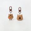 Lovely Capybara Pendant Keychain Schoolbag Mobile Phone Ornament Funny Animal Keychain for Children
