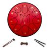 Steel Tongue Drum Compact Design Portable Easy To Use 11 Notes 6 Inches Rain Drum Musical Percussion Instrument