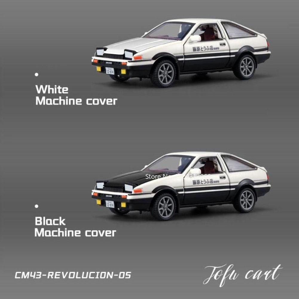 1:43 Металлические Модели Автомобилей AE86 Pagani Zonda R Литые Игрушки Ступица Колеса Быстросъемная Мягкая Резиновая Шина Миниатюрный Транспорт для Мальчиков Подарки