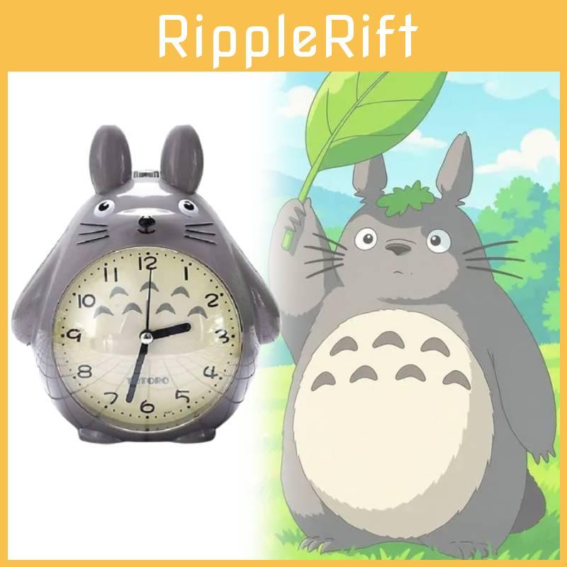 Wekity For Totoro Theme Snooze Function Silent Night Light Clocks Best Gift Kids
