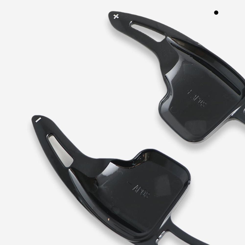 For BMW F30 F31 F32 F10 F20 F22 F15 Car Steering Wheel Paddle Shifter Extension ABS Black Paddle Shifters Interior Accessories