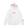 American Little Flame Embroidered Unisex Hooded Sweatshirt – Versatile Loose Fit for Autumn/Winter.