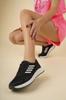 Women's Plus Size Black Casual Sneaker Shoes