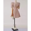 Win Women Luxury Tweed Celebrity Dress