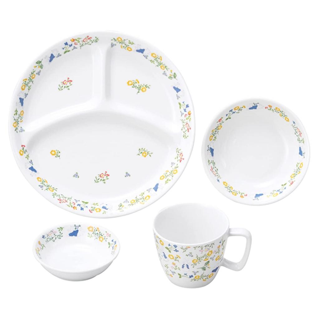 High Strength Porcelain That Is Hard To Break Lunch Small Deep Small Cup Set Peter Rabbit Natural Garden Easy for Children To Eat and Easy for Adults