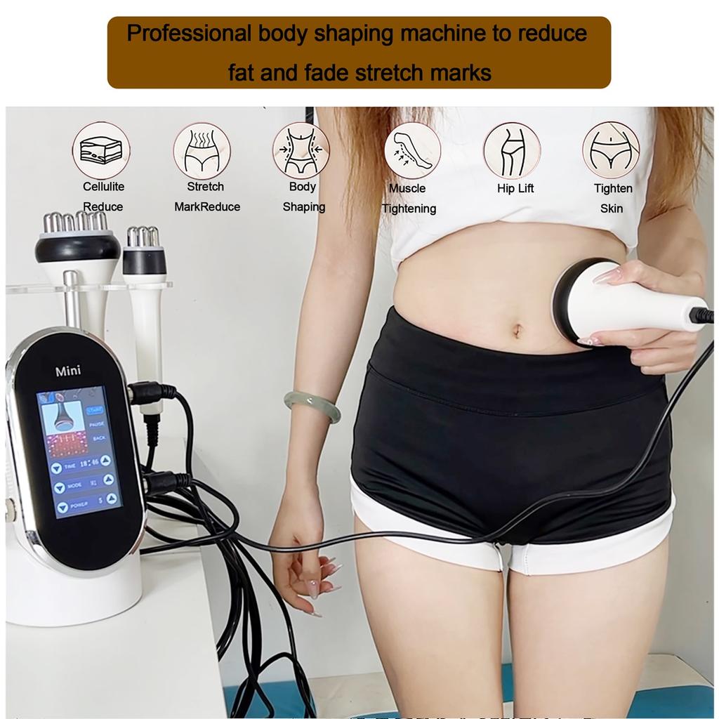 4-в-1 Уход за лицом 40K Кавитация Липо похудение Ультразвуковая липосакция Кавитационный аппарат Подтяжка кожи Лифтинг-устройство