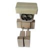 Funny Shaking Legs Wooden Charming Little Wooden Human Figure Sculpture For Commuting