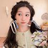 Long Braided Ribbon Hair Band Twist Hair Rope Sweet Silk Hair Tie  Girls