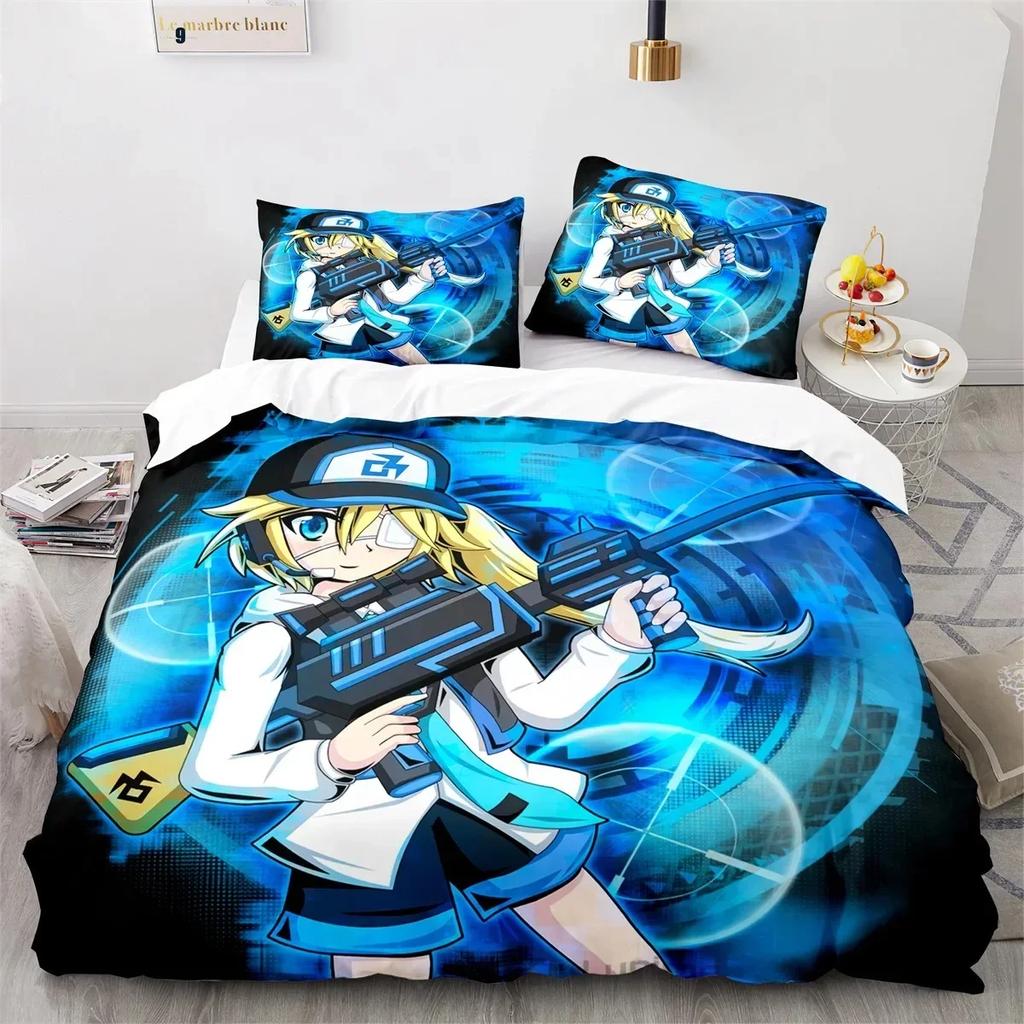 3D Printed Anime Gacha Life Duvet Cover Set With Pillow Covers Polyester Teens Kids Bedding Set Full Queen King Size Bed Linen
