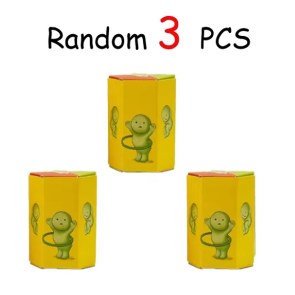 Yoga Bedroom series Surprise Gift blind box action figures multiple doll green noctilucent mysterious decoration model for toy