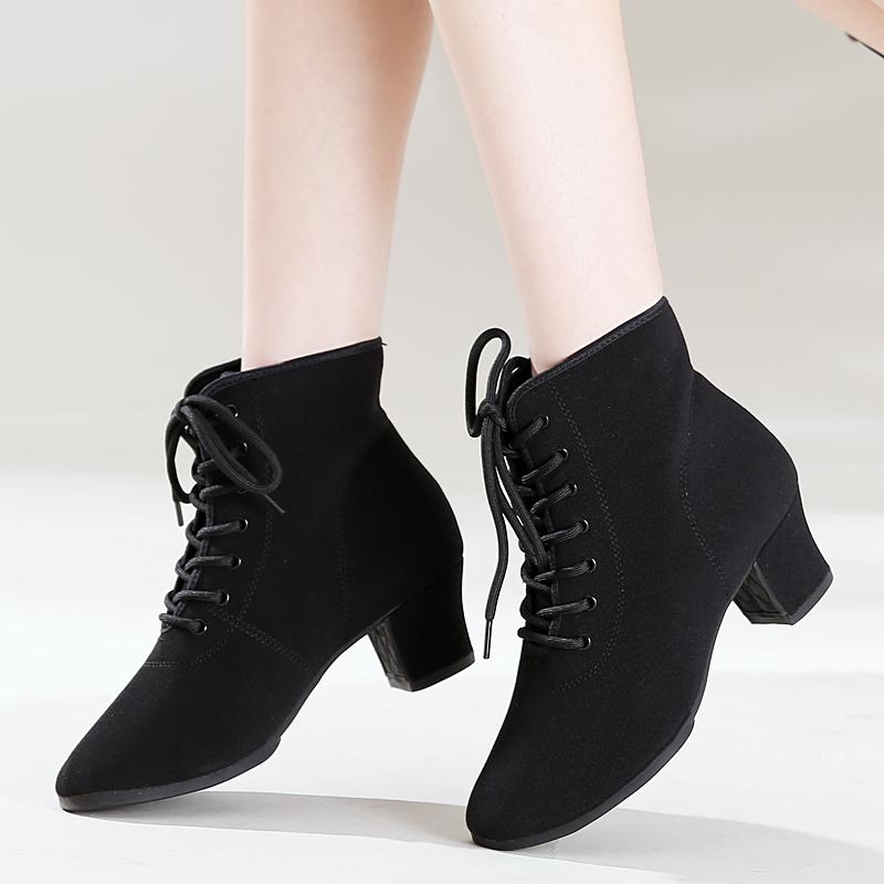 Женская танцевальная обувь, танцевальные ботинки для джаза и сальсы, обувь для бальных танцев, современная женская обувь