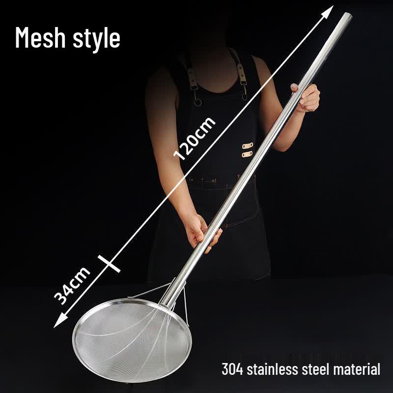 Chuanye 304 Stainless Steel Large Extended Handle Skimmer