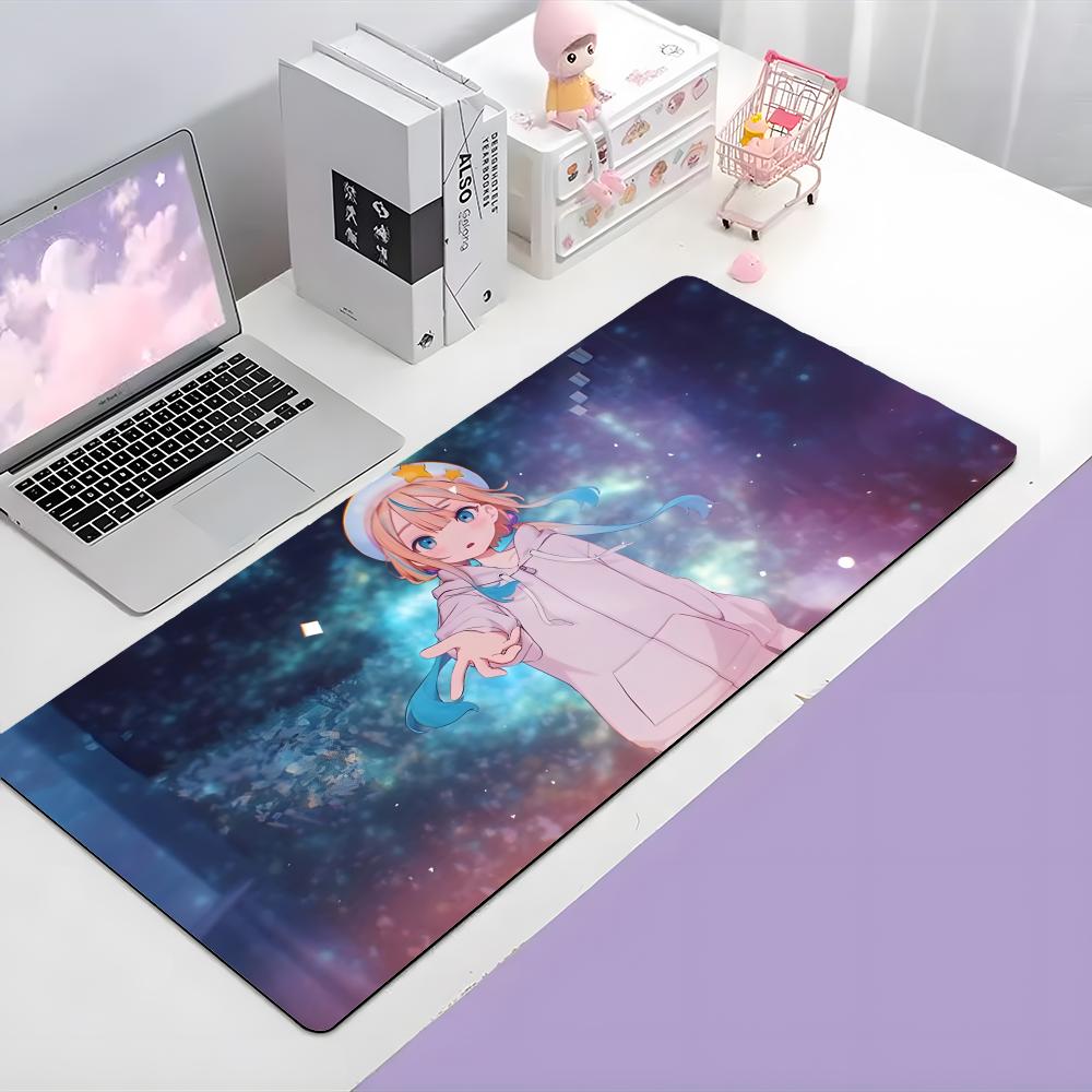 Beautiful Anime JJellyfish CanT Swim In The Night Mouse Pad Large Gaming Mousepad With Thick Stitched Edge NonSlip Desk Mat