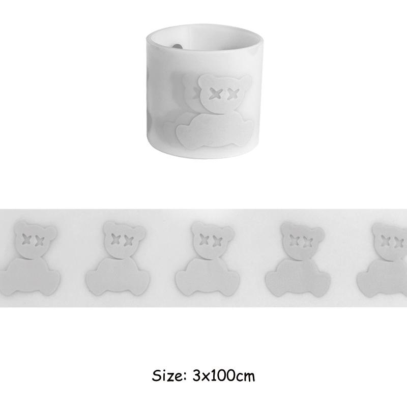 Reflective Vinyl Film Clothing Stickers 3x100cm Tapes Heat Transfer Diy Clothes Stickers Parches Ropa Hoodies Iron On Patches