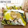 3D-принт аниме Genshin Impact Lumine пододеяльник мультфильм девочка постельное белье комплект двуспальная кровать комплект для настройки домашний текстиль