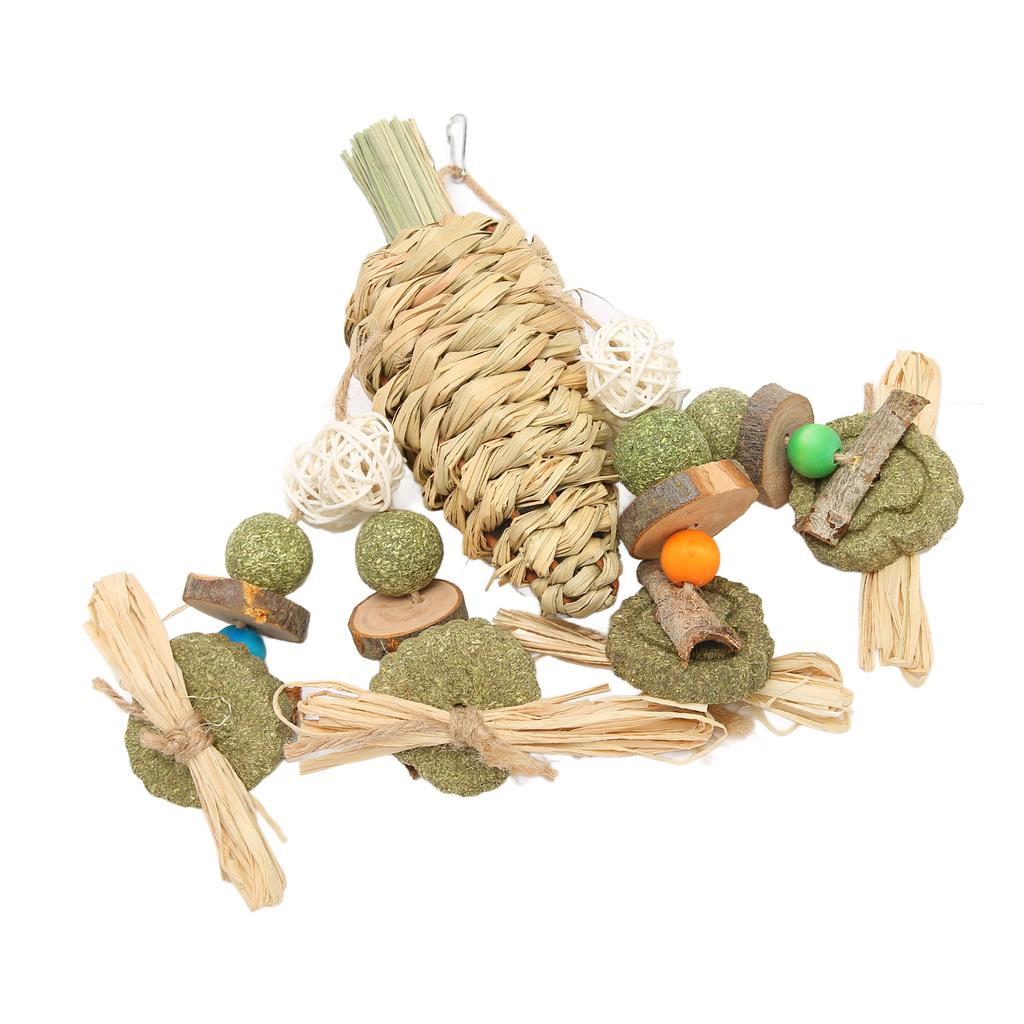 Игрушки для жевания кроликов, веселые, красочные, ручная работа, избавляют от скуки, игрушки для жевания маленьких домашних животных для хомяка, Гвинеи