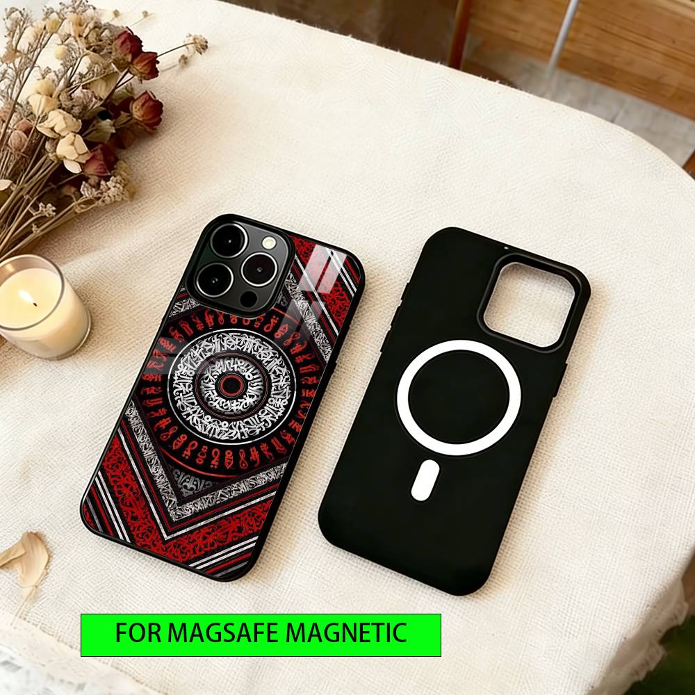 Lampas Art Graffiti Phone Case For iPhone17,16,15,14,13,12,11 Plus,Pro Magnetic with Magsafe Wireless Charging