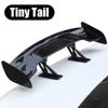 Universal Car Tail Wing Carbon Fiber Look Mini Modified Black White Red Tail Wings Model Auto Styling Decoration Car