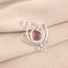 Purple Cat's Eye Gemstone 925 Sterling Silver Jewelry Handmade Women's Pendant PP-38-45