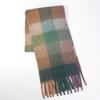 Imitation Cashmere Scarf for Women Winter Warm Thickening New Solid Color Scarf for Men Thick Tassel Woolen Scarf