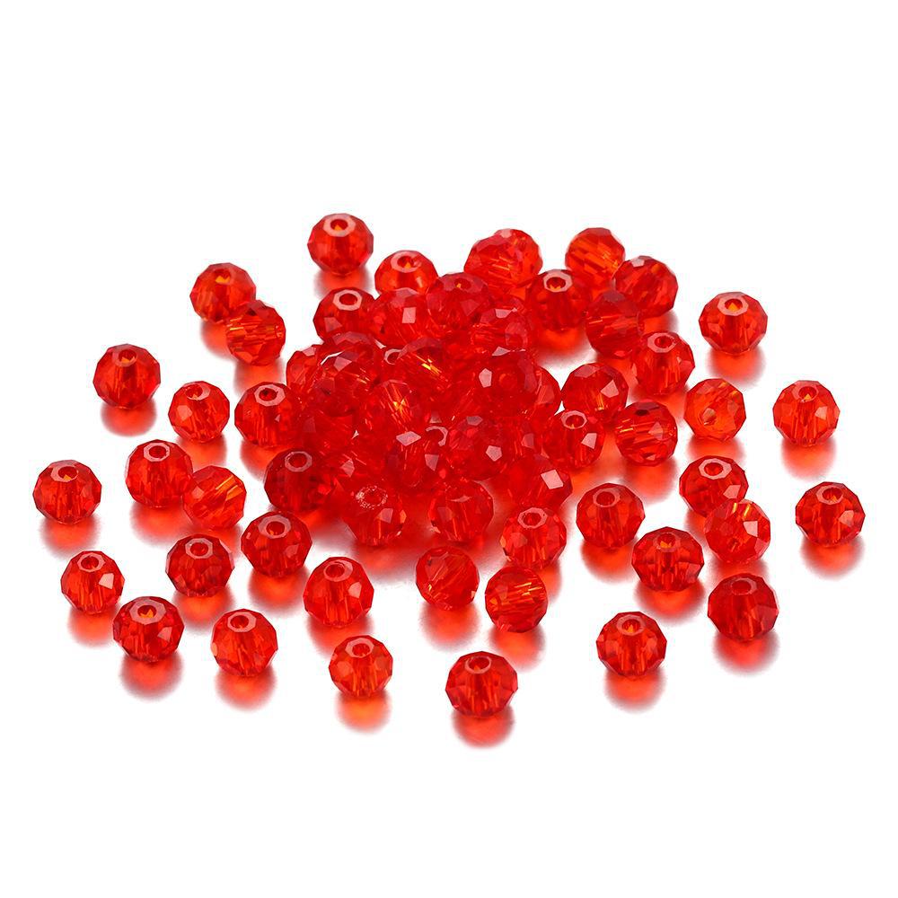 Набор для самостоятельного изготовления ювелирных изделий: Прозрачные стеклянные бусины 3-8 мм, рис, бриллианты, огранка кристаллов, в форме фонарика, разделительные бусины - идеально подходят для изготовления аксессуаров