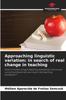 Книга Approaching Linguistic Variation : In Search of Real Change In Teaching