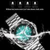 Men's Fully Automatic Mechanical Watches Calendar Stainless Steel Fashion Men's Night Light Waterproof Watch