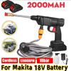 Rechargeable Car Wash Gun Cordless Pressure Washer Electric Water Gun Foam Maker with 2 Batteries