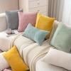Modern Simple Corduroy Stitching Solid Color Sofa Cushion Pillowcase
