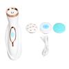 Electronic Facial Brush Jadestone Scrubbing IPX5 Waterproof Silicone Facial Cleansing Brush