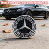 JVC5   Benz Car 75mm Car Floating Wheel Center Hub Caps Cover for Mercedes Benz B/C/E/S Class A Class C200L GLC GLK CLA Accessories.