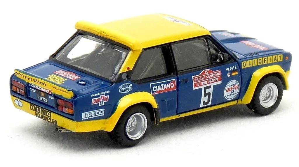 Brekina HO Scale Fiat 131 Abarth Sanremo Rally 1977 Diecast Car 1/87 #5