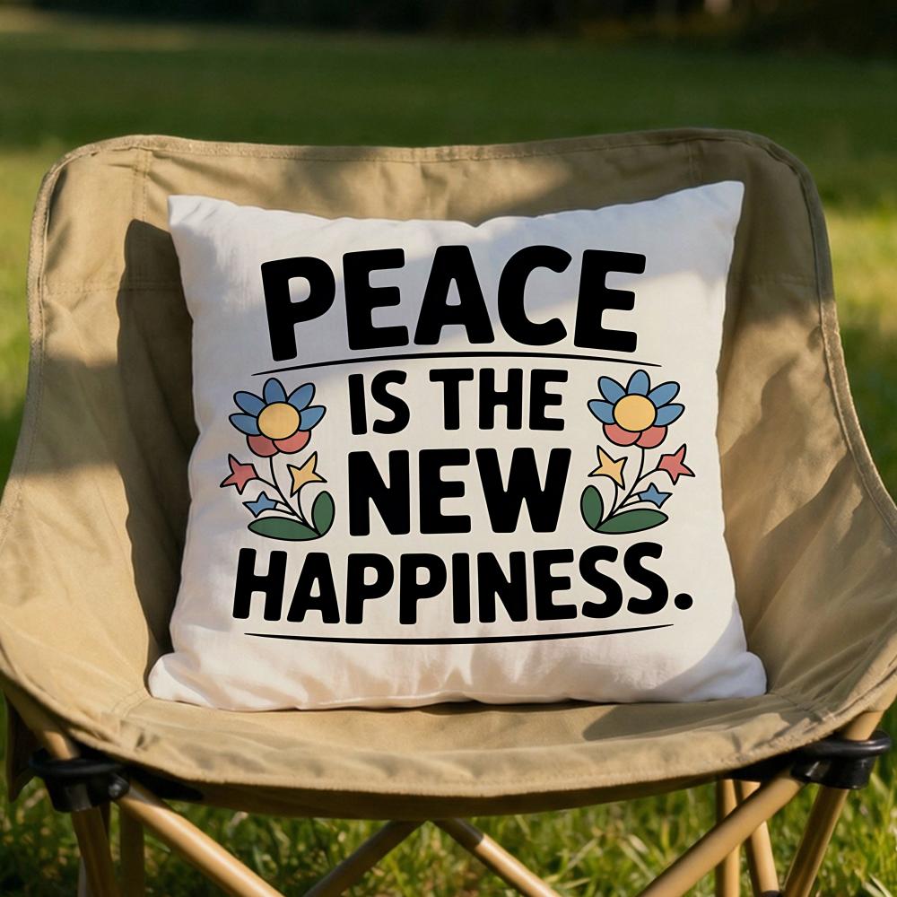serene peace Cushion Cover Soft Reversible Durable Pillow Cover MultiScene Use for Home Car Daily Comfort