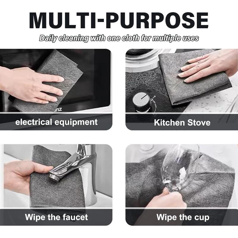 20/1 шт. Волшебные чистящие салфетки многоразовые тряпки из микрофибры для мытья окон автомобиля зеркальные полотенца тряпки бытовые кухонные чистящие средства