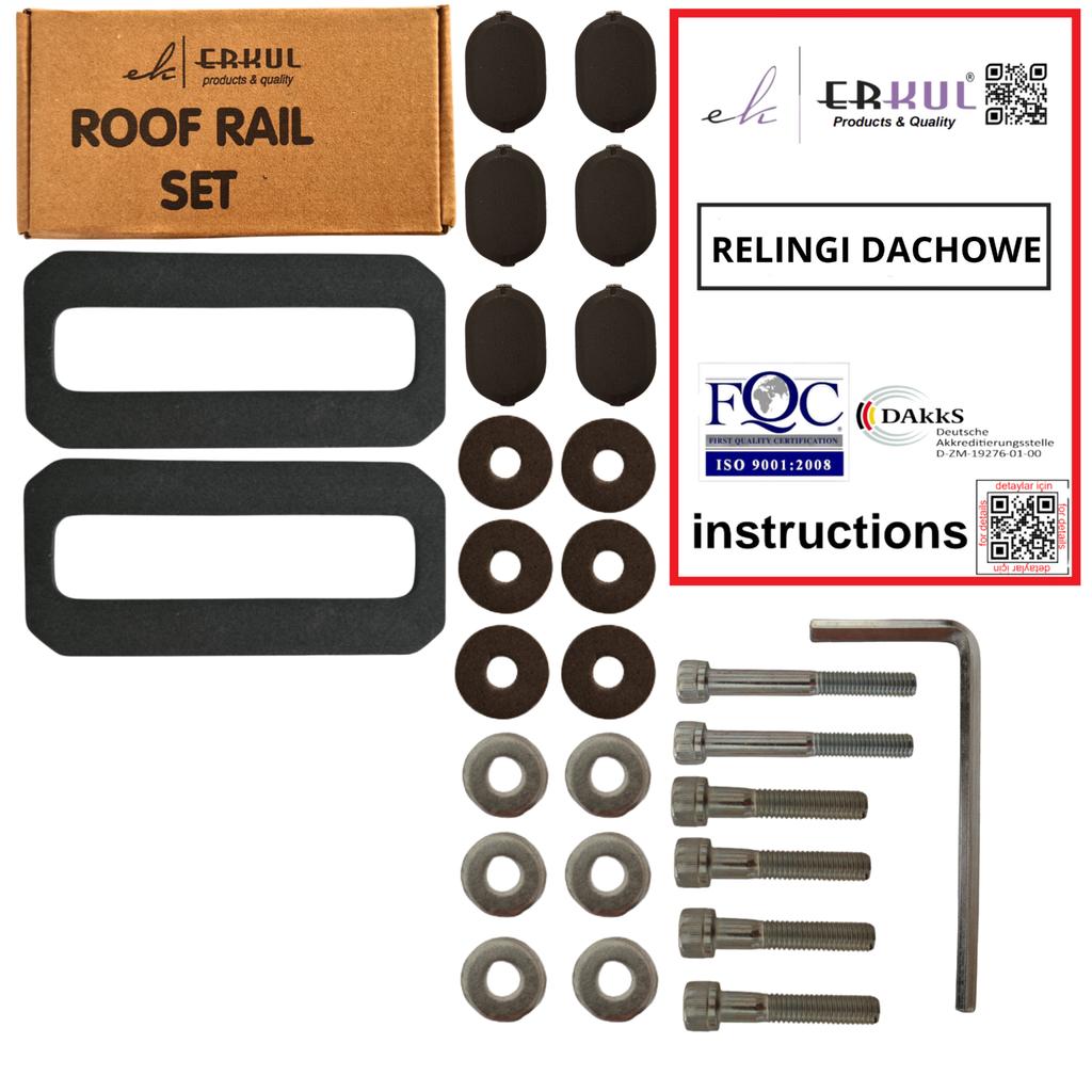 Roof Rails Dacia Logan Mcv Mk1 From 2007 To 2013 Aluminum Durable