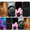 For Samsung Galaxy S24 S23 iPhone 16 15 14 Xiaomi Redmi Note 13 12 11 10 8 Plus 9 Pro Max X XR Phone Case Cartoon Cat Meow Lovely OPPO Huawei Cover
