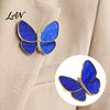 Decorative Butterfly Jewelry Brooch Pin, with Strong Buckle Design, Fine Electroplating Resistant to Fading Electroplated Alloy Brooch, Elegant