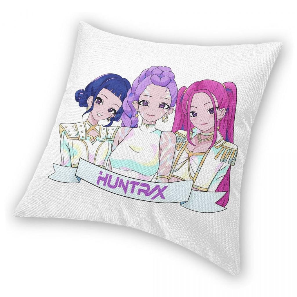 KPop Охотники на демонов Huntrix Наволочка Ткань с принтом Чехол для подушки Декор Чехол для декоративной подушки Дом Прямая доставка 40*40см